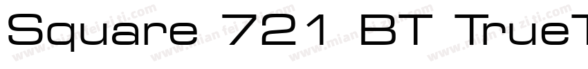 Square 721 BT TrueTyp字体转换